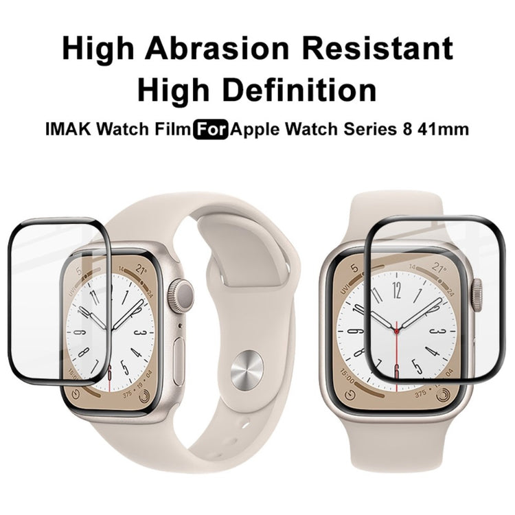 Apple Watch Series 8 (41mm) / Apple Watch Series 7 41mm Plastik  HD Skærmbeskytter - Gennemsigtig#serie_597