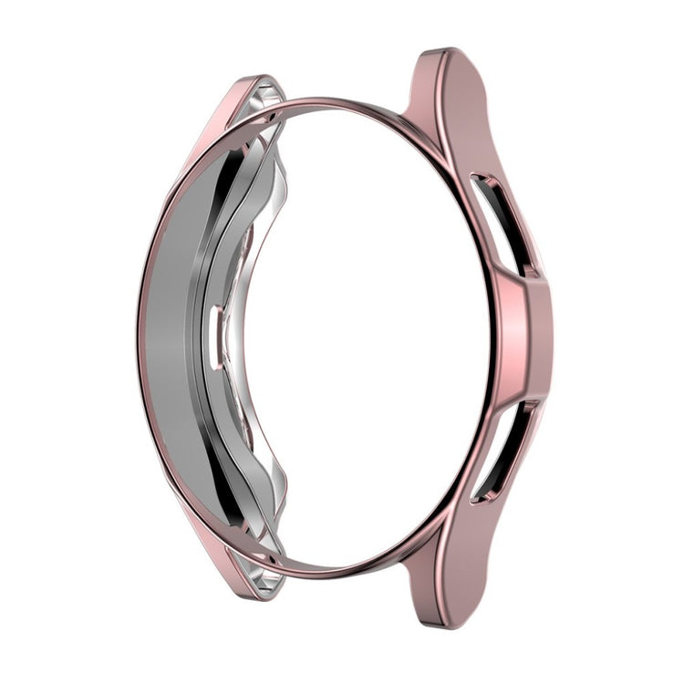 Meget Fed Samsung Galaxy Watch 4 Classic (42mm) Cover med Skærmbeskytter i Silikone og Hærdet Glas - Pink#serie_3