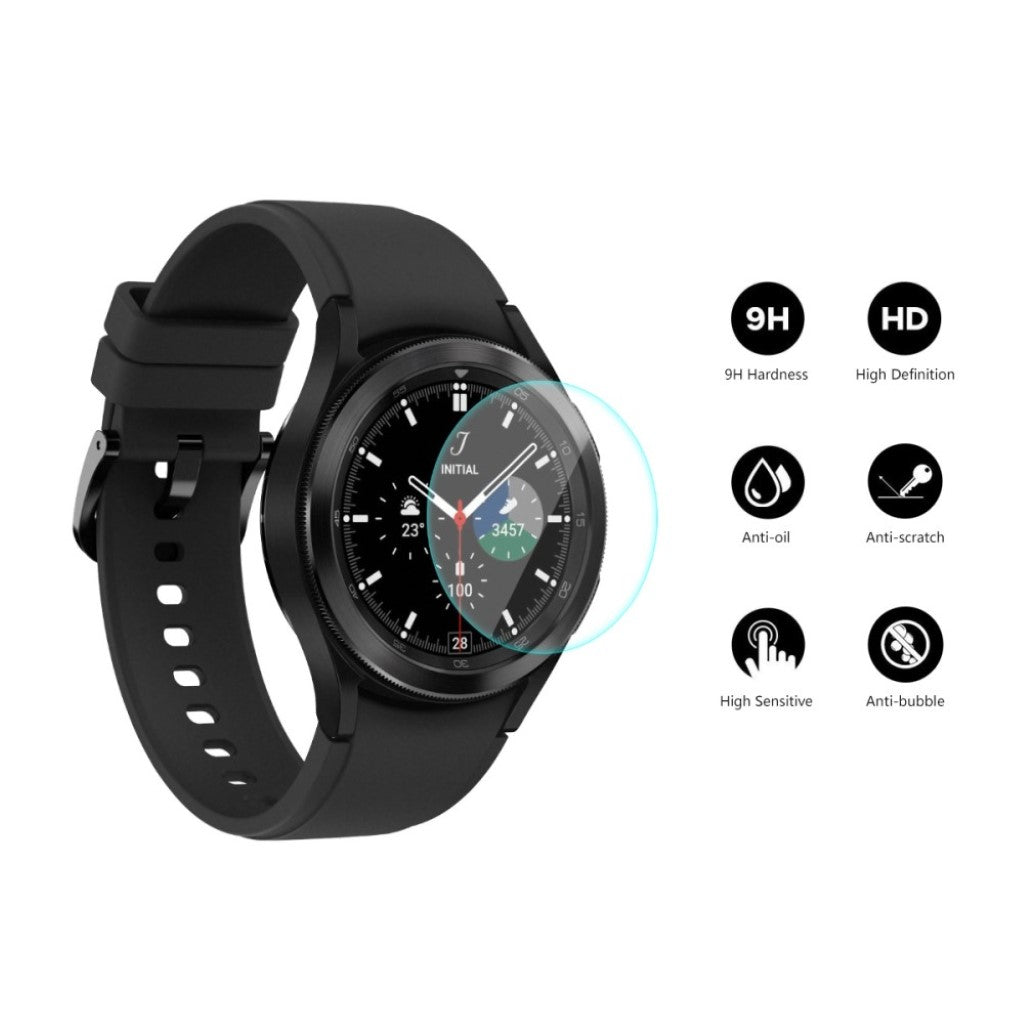 Samsung Galaxy Watch 4 Classic (42mm) Hærdet Glas  0.2mm Skærmbeskytter - Gennemsigtig#serie_564