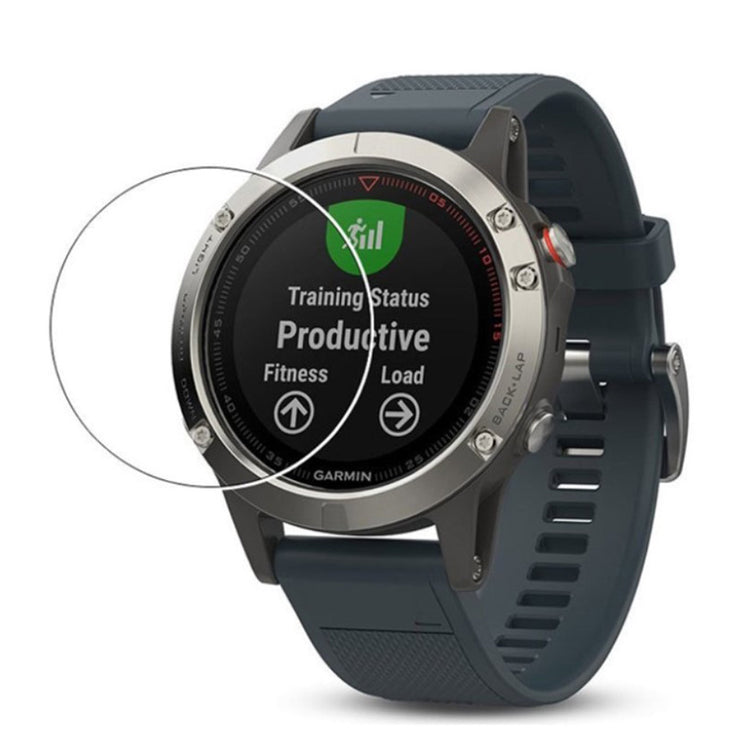 3stk Garmin Fenix 5 Hærdet Glas Skærmbeskytter - Gennemsigtig#serie_042