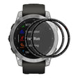 2kpl Garmin Fenix 7 Muovi 3D Kaareva Suojakalvo