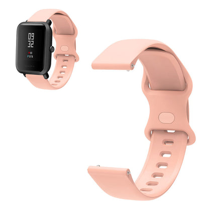 22mm Universal comfortable silicone watch strap - Pink#serie_8