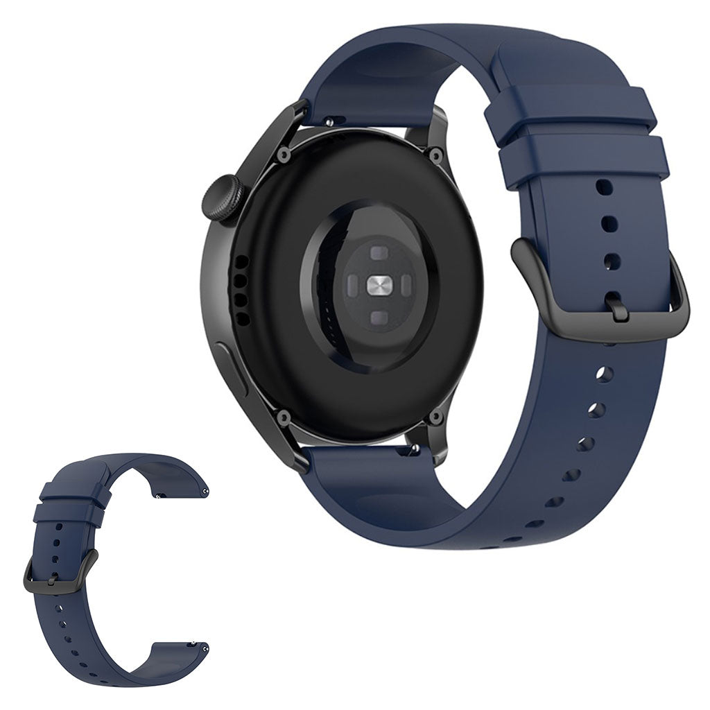 22mm Universal simple watch strap - Dark Blue#serie_12