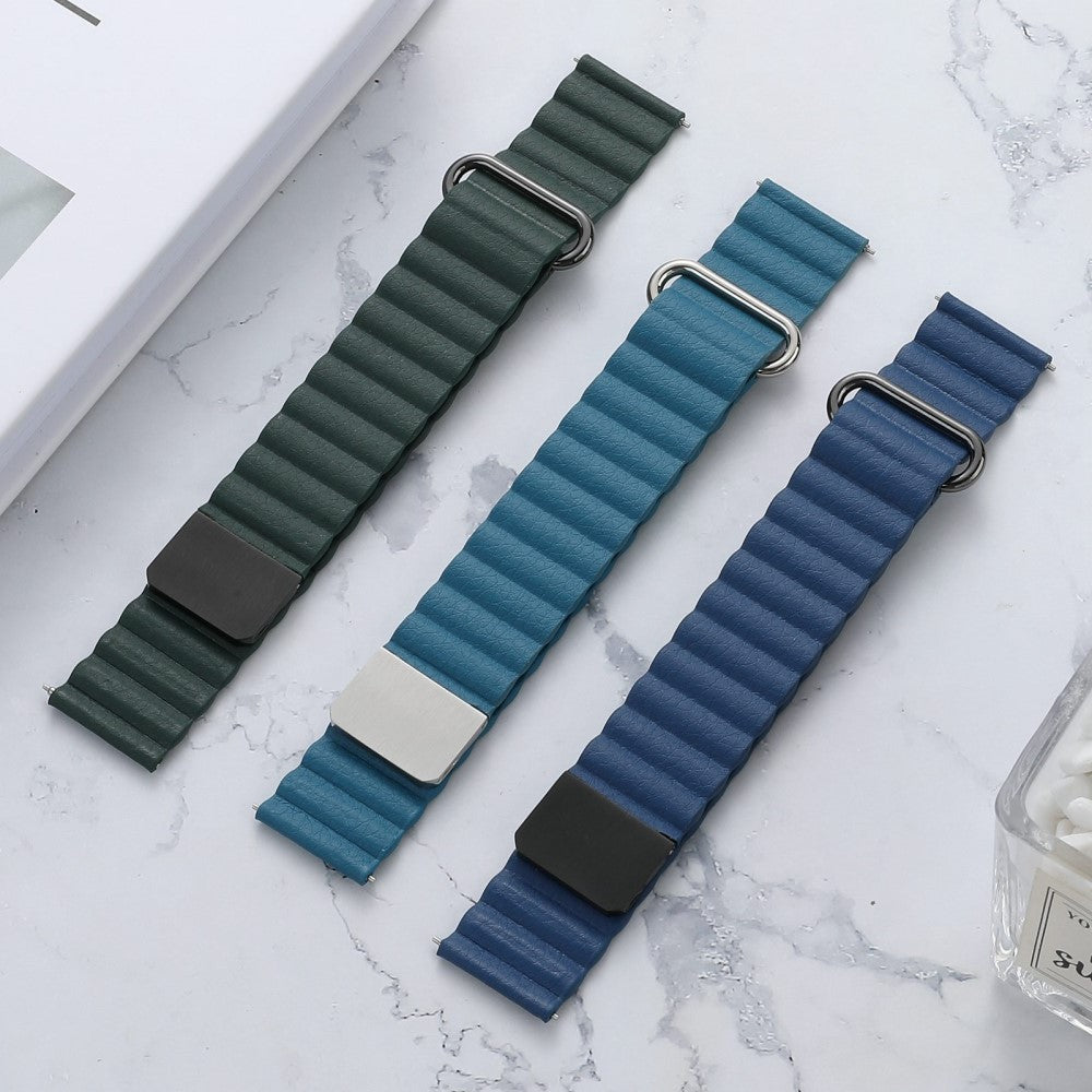 Vildt elegant Universal Ægte læder Urrem - Hvid#serie_7