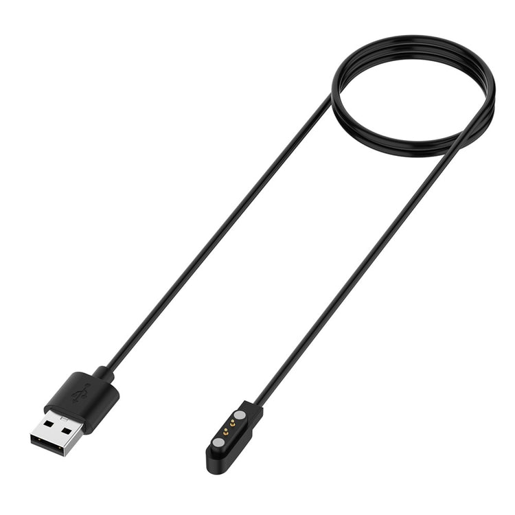 1.2m Universal Smartwatch Magnetisk  USB Opladningskabel - Sort#serie_1