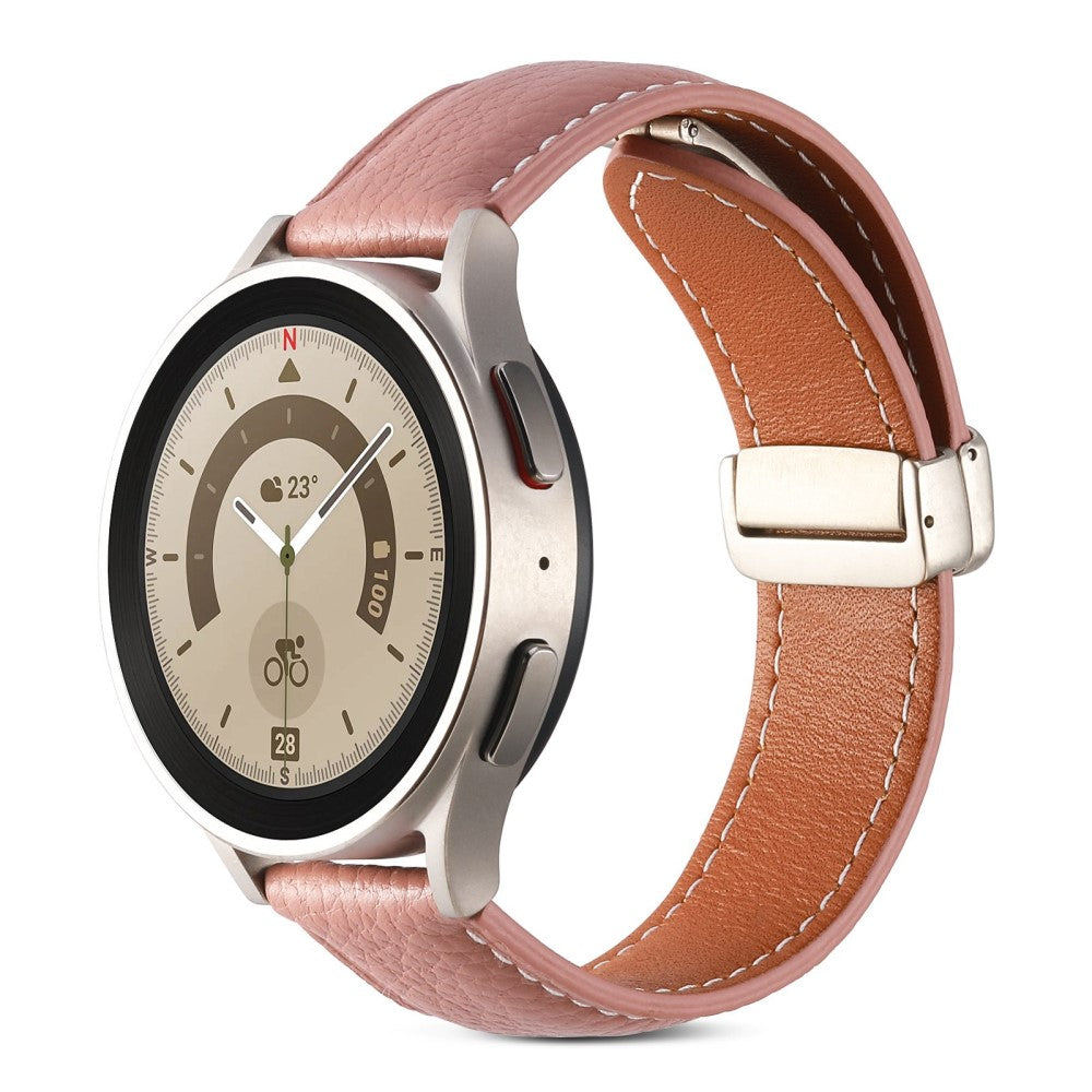 Vildt cool Universal Ægte læder Rem - Pink#serie_1