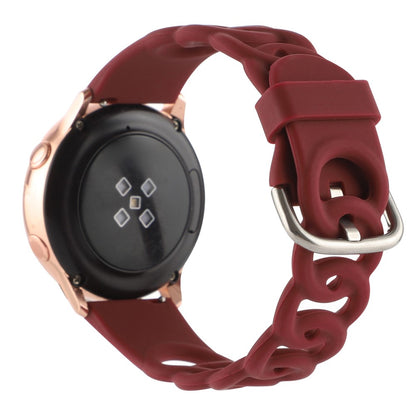 20mm Universal donut hollow strap - Wine Red#serie_5
