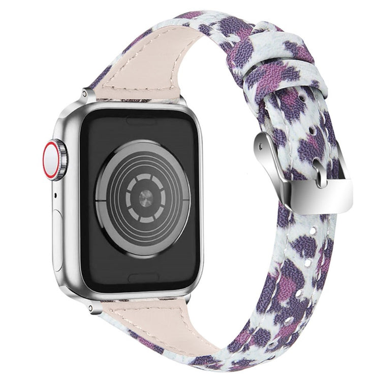 Super fint Apple Watch Series 7 41mm Ægte læder Rem - Flerfarvet#serie_3