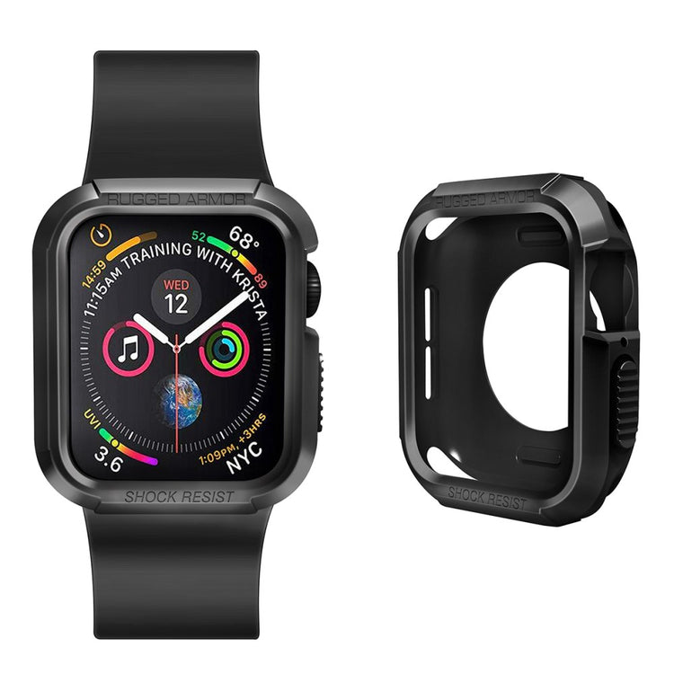 Apple Watch Series 7 41mm  Silikone Bumper  - Sort#serie_1