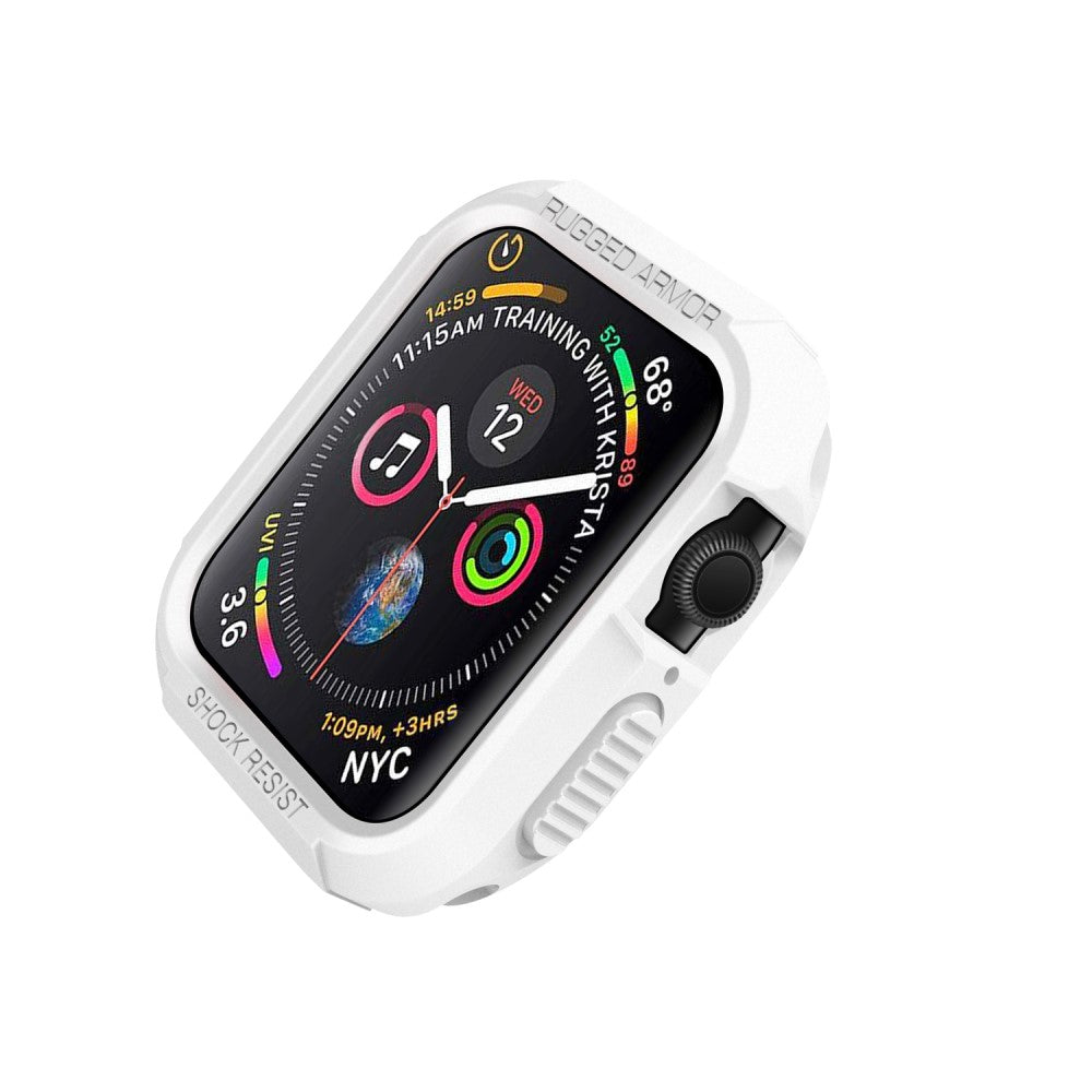 Apple Watch Series 7 41mm  Silikone Bumper  - Hvid#serie_2