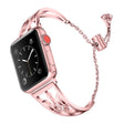 Ihana Apple Watch Series 7 41mm Metalli ja Strassit Ranneke
