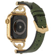 Apple Watch Series 7 41mm Metalli ja Keinonahka Ranneke