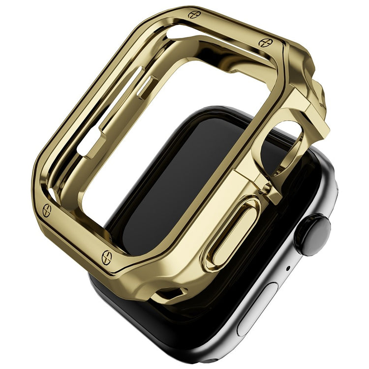 Apple Watch Series 7 41mm  Silikone Bumper  - Guld#serie_4