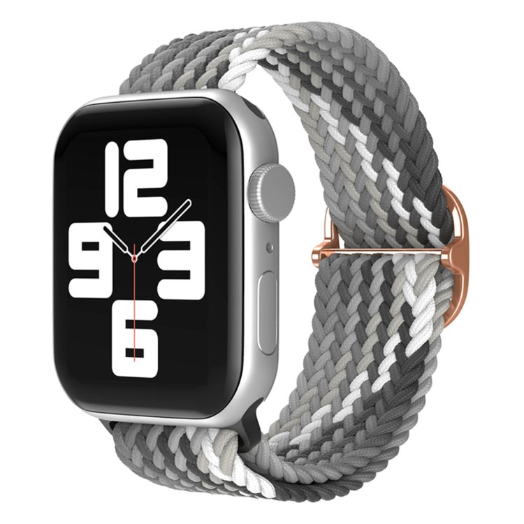 Vildt skøn Apple Watch Series 7 41mm Stof Urrem - Sølv#serie_16