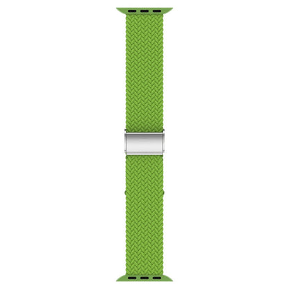 Helt vildt fantastisk Apple Watch Series 7 41mm Stof Urrem - Grøn#serie_23