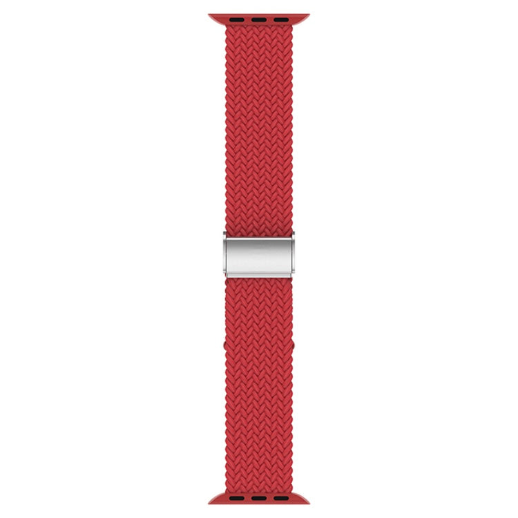 Helt vildt fantastisk Apple Watch Series 7 41mm Stof Urrem - Rød#serie_4