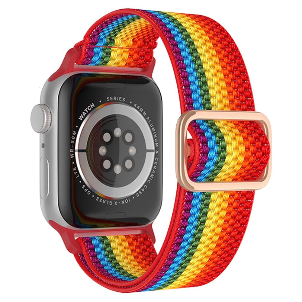 Vildt cool Apple Watch Series 7 41mm Nylon Rem - Flerfarvet#serie_12