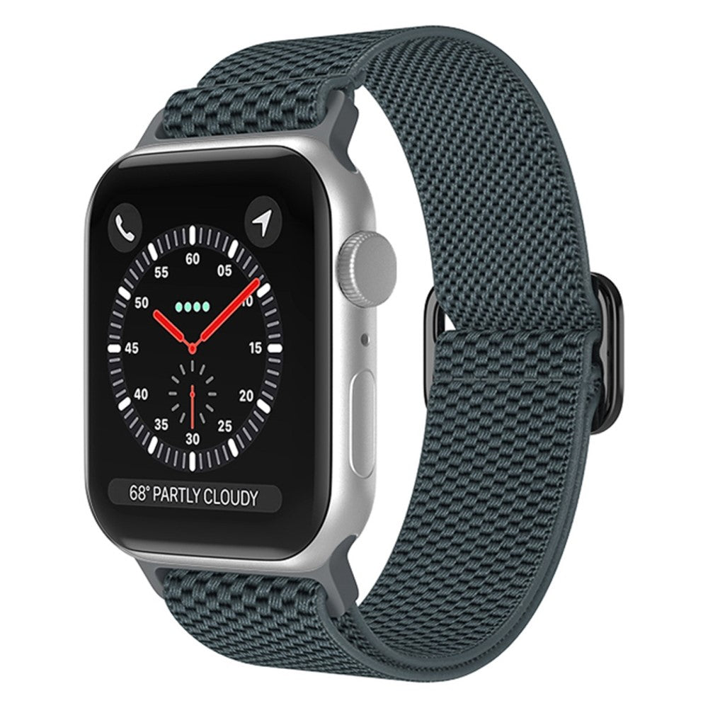 Mega fint Apple Watch Series 7 41mm Stof Urrem - Sølv#serie_3