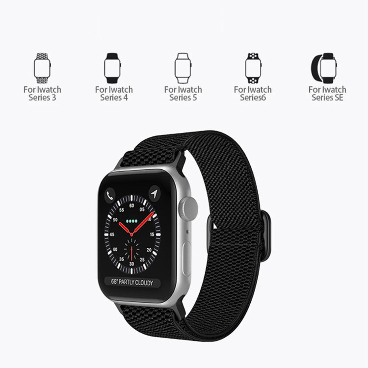 Mega fint Apple Watch Series 7 41mm Stof Urrem - Sølv#serie_3