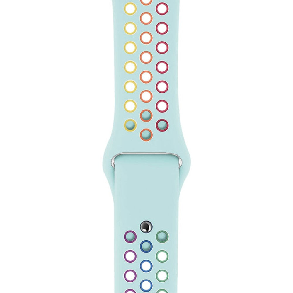 Rigtigt cool Apple Watch Series 7 41mm Silikone Urrem - Blå#serie_7