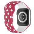 Huomattavan kova Apple Watch Series 7 45mm Silikoni Ranneke - Koko: L
