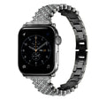 Vahva Apple Watch Series 7 45mm Metalli ja Strassit Ranneke