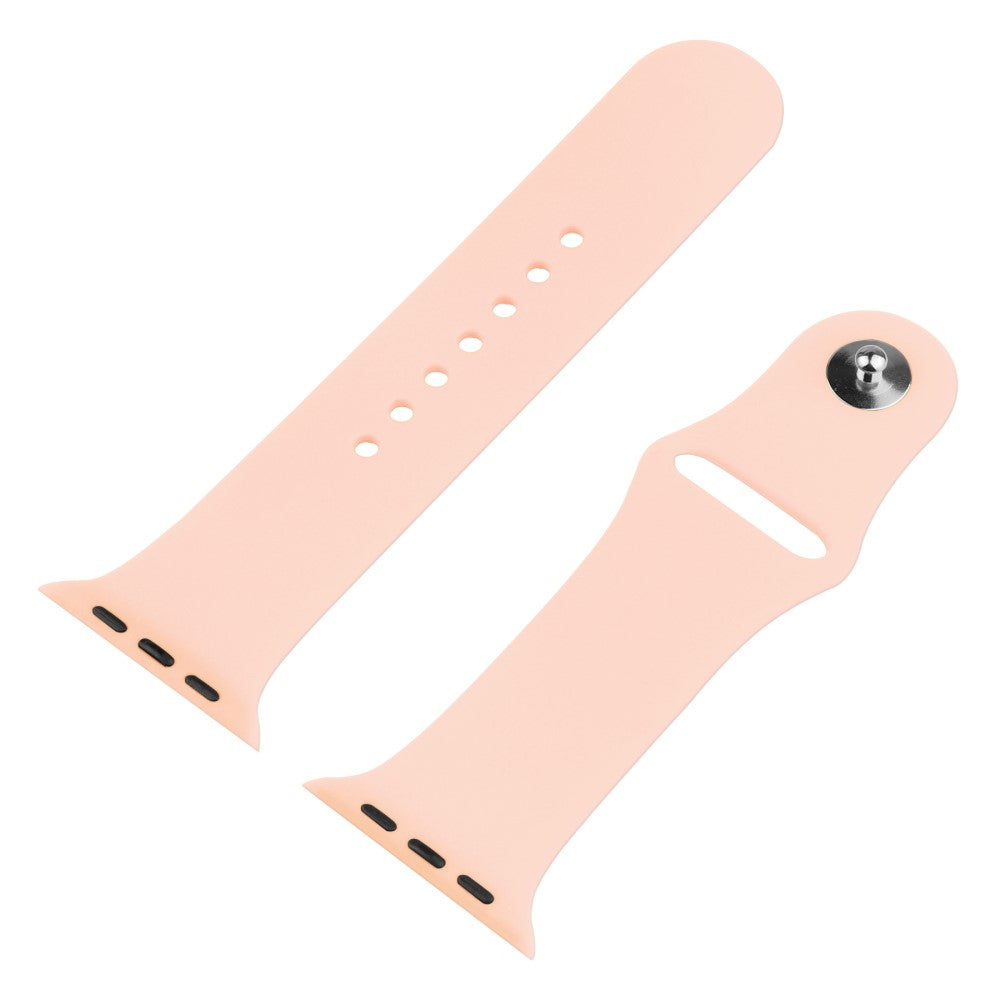 Apple Watch Series 7 45mm Plastik Cover med Rem og Hærdet Glas - Pink#serie_5