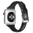 Ihana Apple Watch Series 7 45mm Aitoa nahkaa Ranneke - Koko: L