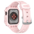 Nice Apple Watch Series 7 45mm Muovi ja Silikoni Ranneke