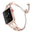 Kova Apple Watch Series 7 45mm Metalli ja Strassit Ranneke