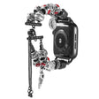 Makea Apple Watch Series 7 45mm Metalli ja Strassit Ranneke