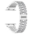 Great Apple Watch Series 7 45mm Metalli ja Strassit Ranneke