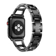 Kova Apple Watch Series 7 45mm Metalli ja Strassit Ranneke