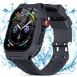 Apple Watch Series 7 45mm Muovi Suojakuori kanssa Ranneke