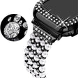 Ihana Apple Watch Series 7 45mm Metalli ja Strassit Ranneke