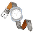 Mega ihana Apple Watch Series 7 45mm Aitoa nahkaa Ranneke