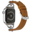 Apple Watch Series 7 45mm Metalli ja Keinonahka Ranneke