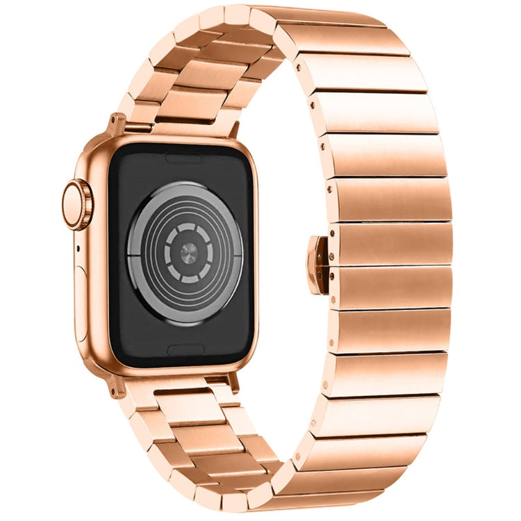 Smuk Apple Watch Series 7 45mm Metal Rem - Pink#serie_3