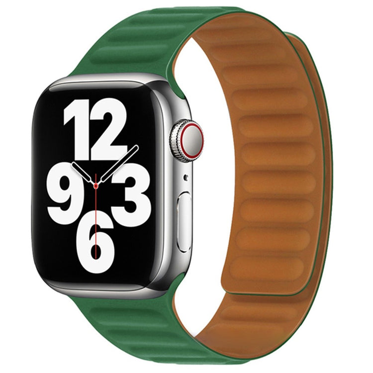 Stilren Apple Watch Series 7 45mm Silikone Rem - Grøn#serie_16