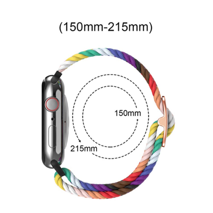 Mega godt Apple Watch Series 7 45mm Stof Urrem - Blå#serie_11