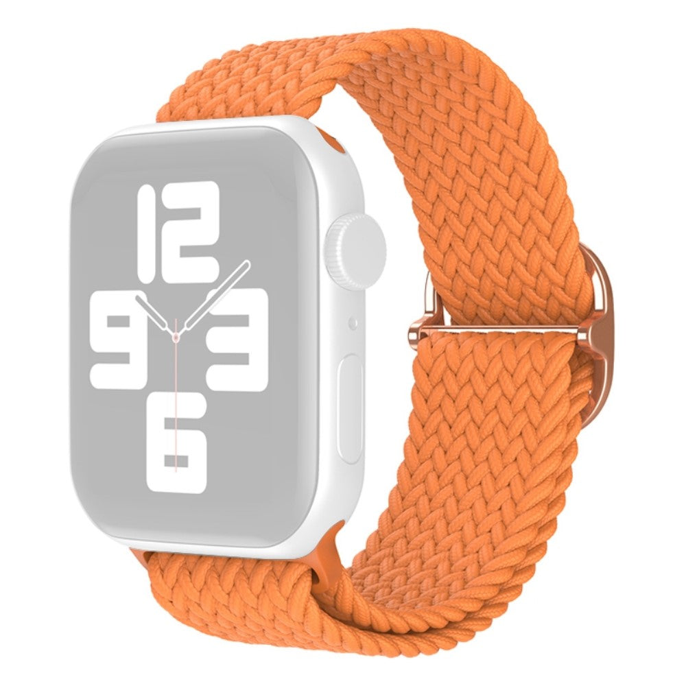 Slidstærk Apple Watch Series 7 45mm Nylon Rem - Orange#serie_6