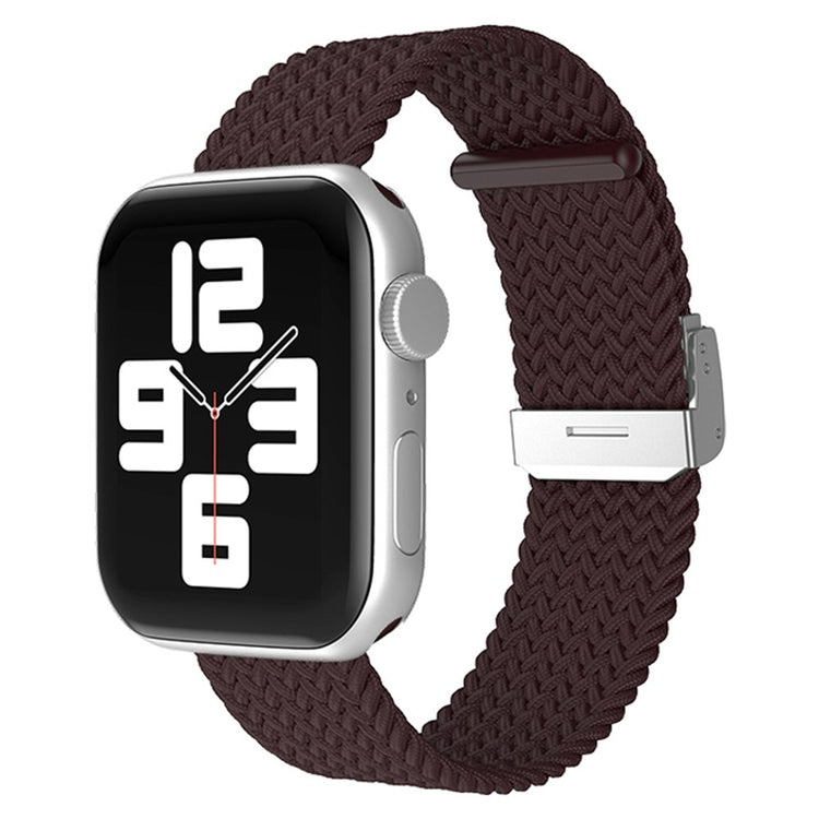 Rigtigt hårdfør Apple Watch Series 7 45mm Stof Urrem - Rød#serie_16