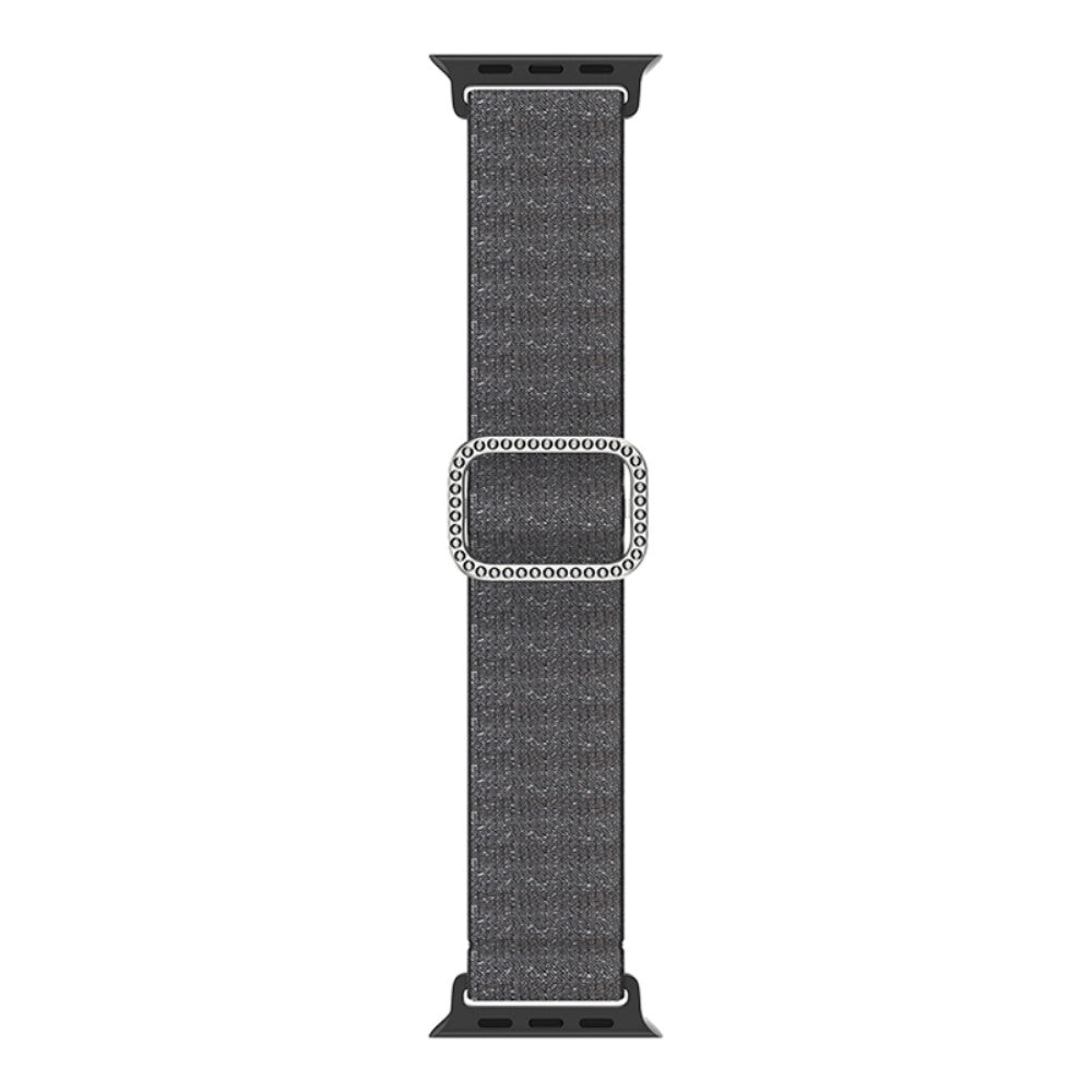 Mega fint Apple Watch Series 7 45mm Stof Urrem - Sort#serie_2