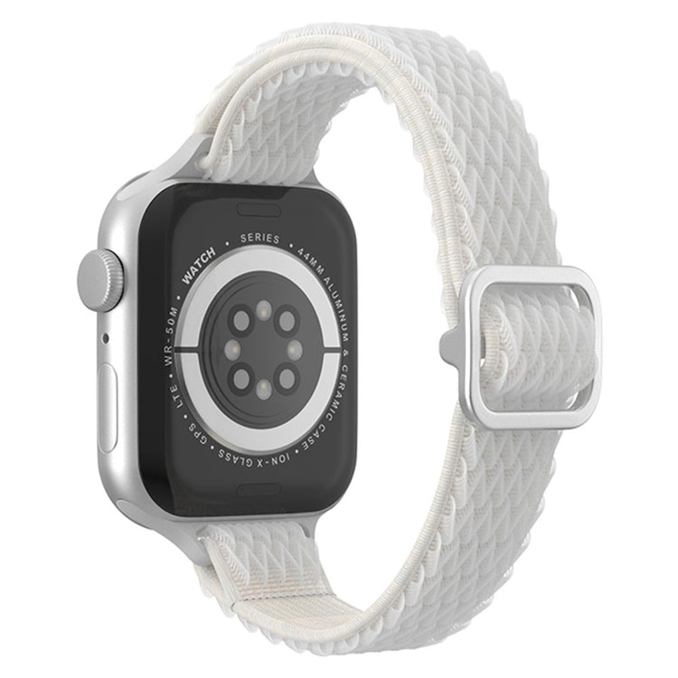 Mega smuk Apple Watch Series 7 45mm Nylon Rem - Hvid#serie_2