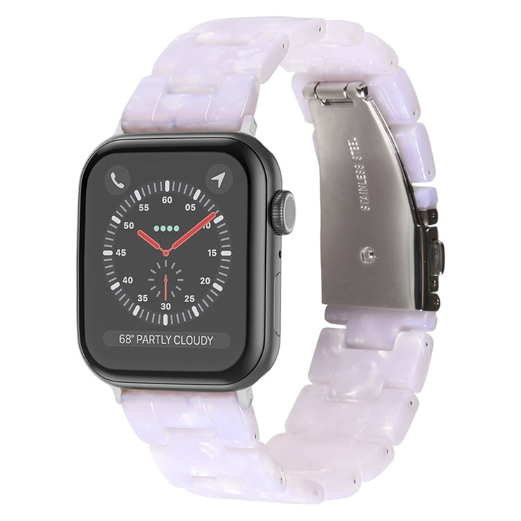 Mega komfortabel Apple Watch Series 7 45mm  Urrem - Hvid#serie_17