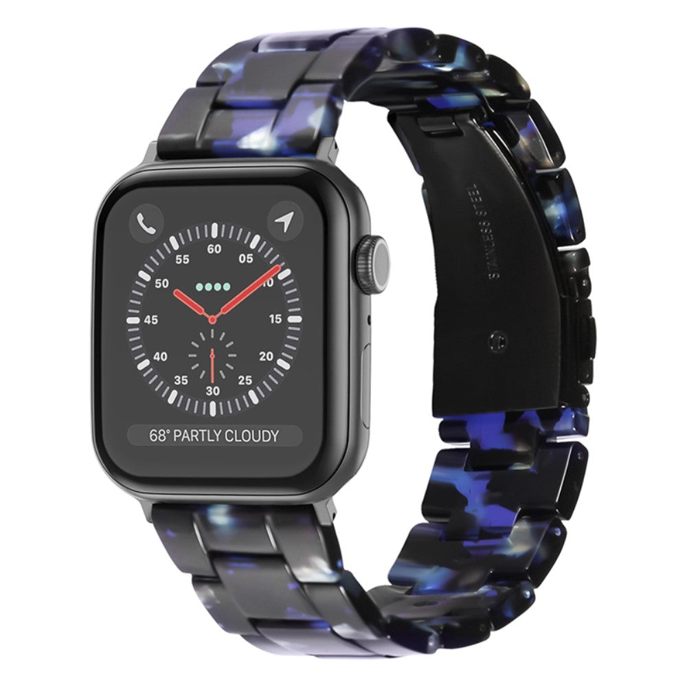 Mega komfortabel Apple Watch Series 7 45mm  Urrem - Blå#serie_3