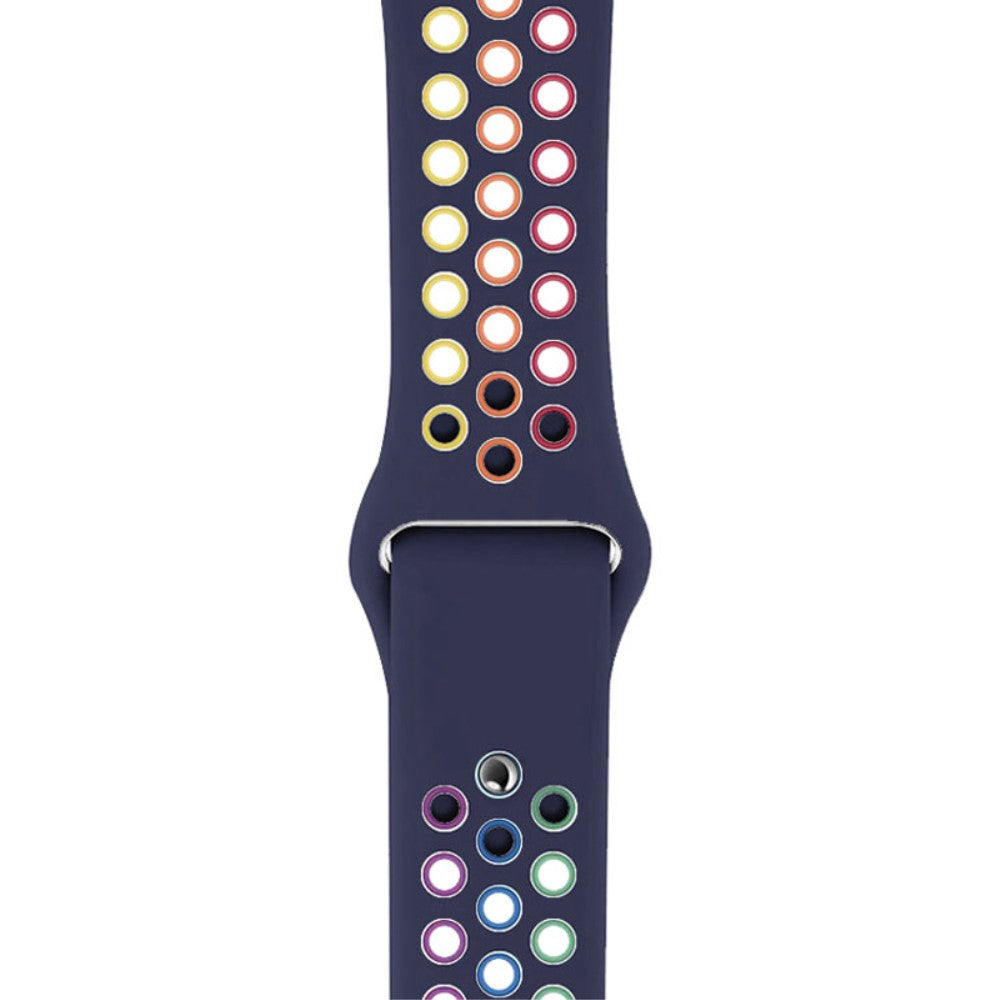 Meget fed Apple Watch Series 7 45mm Silikone Urrem - Blå#serie_9