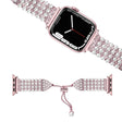 Ihana Apple Watch Series 7 45mm Metalli ja Strassit Ranneke