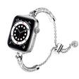 Makea Apple Watch Series 7 45mm Metalli ja Strassit Ranneke