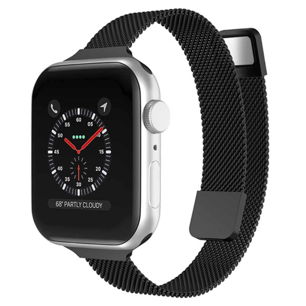 Helt vildt smuk Apple Watch Series 7 45mm Metal Urrem - Sort#serie_9